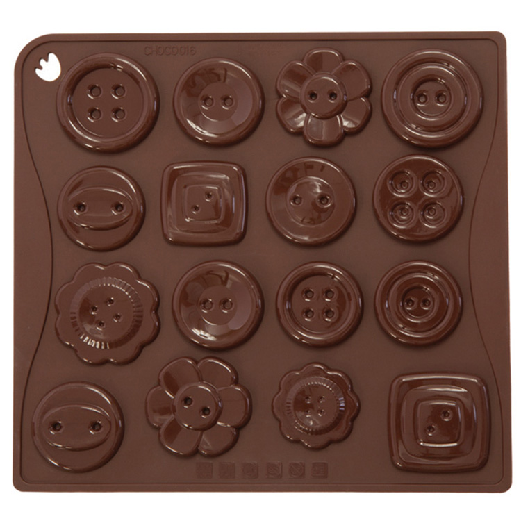 CHOCO16 チョコアイス・ボタン | Pavoniパボーニのシリコンモールド・ケーキ型・クッキー型・チョコレート型の日本正規代理店アールコレクション